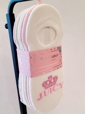 Juicy Couture No-Show Socks Six Pairs